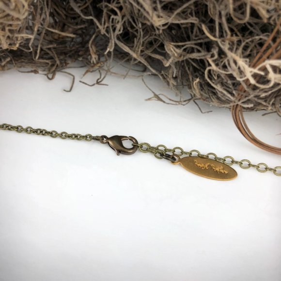 Country Life Barn Landscape Necklace / Handmade Wearable Art Pendant - Picture 9 of 11